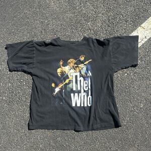 Vintage The Who T Shirt Mens XL 2002 In Memory Of John Entwistle Y2k Band Rock